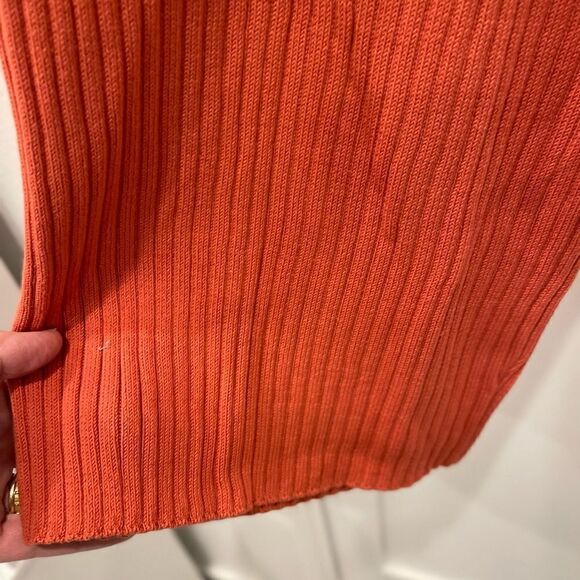 Cult Gaia Jada Knit Pants In Orange.Size L - Picture 11 of 14